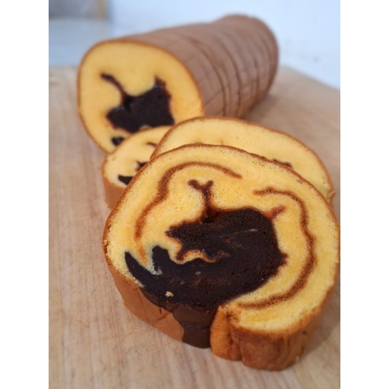 

Roll Cake | Bolu Gulung ( per potong )