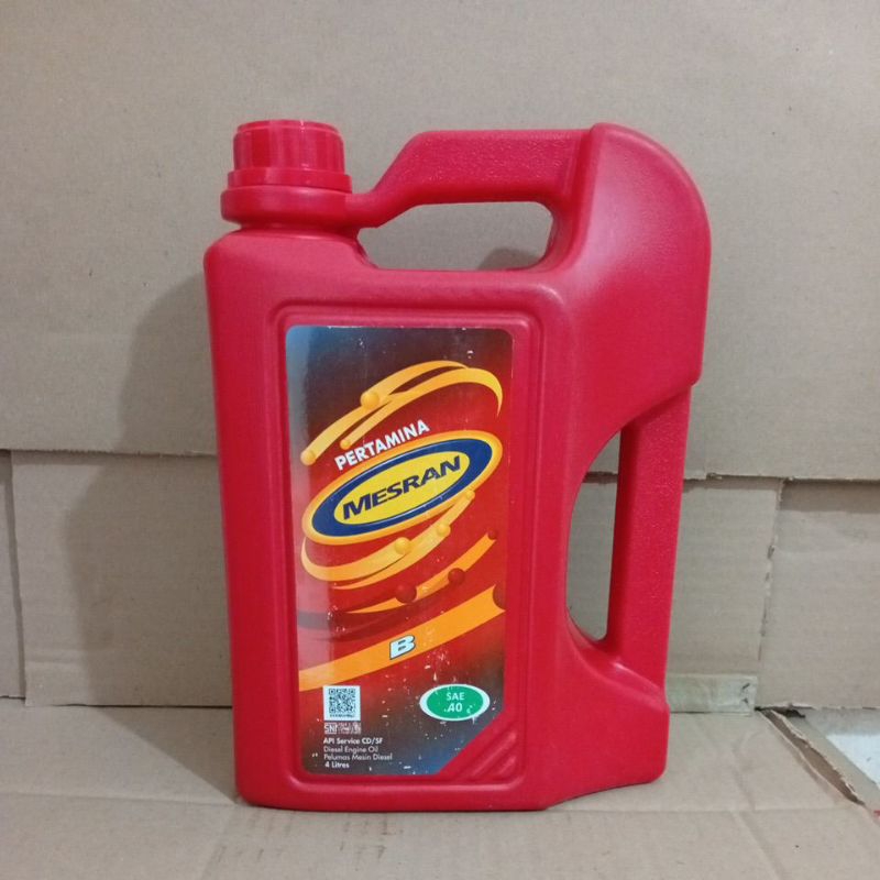 Oli Pertamina MESRAN B 4liter oli pertamina 4liter pelumas oli pertamina  MESRAN B 4liter