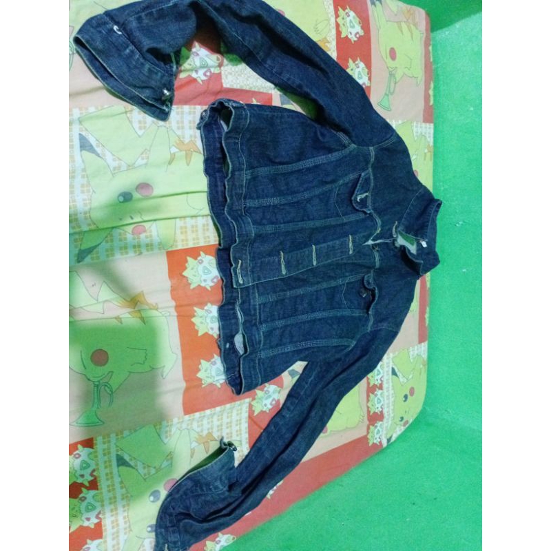 jaket jeans pendek wanita