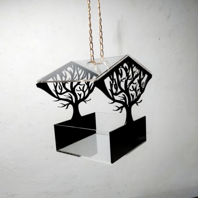 TPG04 - Tempat Pakan Aviari Burung Kecil