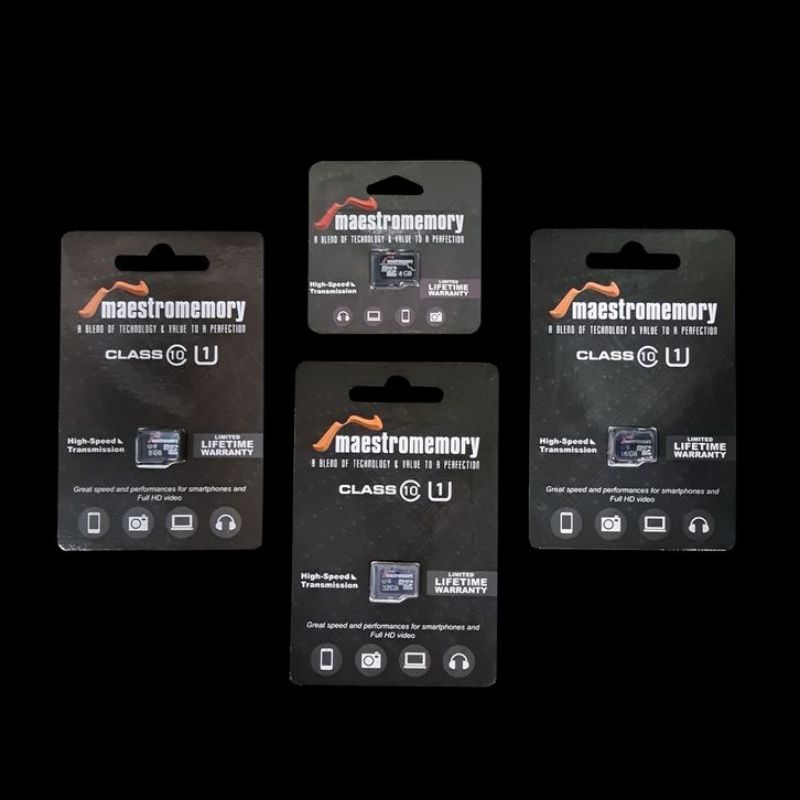 Micro SD Maestro Memori 8 16 32 64 GB