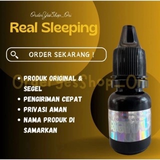 REAL SLEEP 100% ampuh Suplemen tetes atasi insomnia, susah tidur, kecemasan dan pegal | BPOM