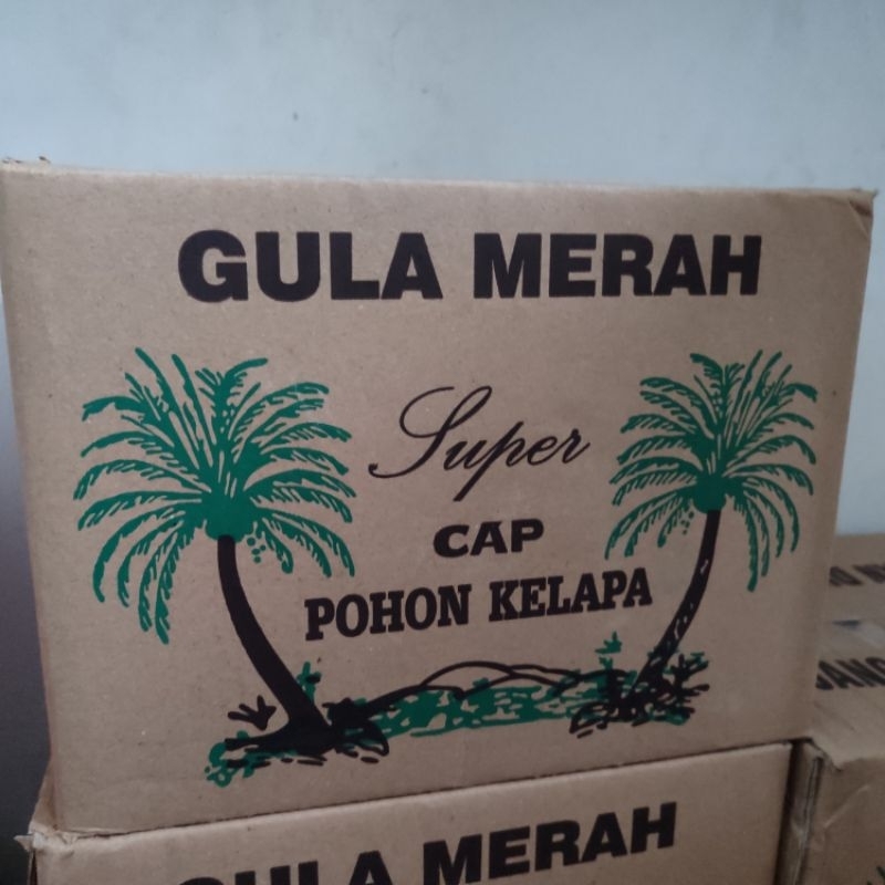 

Gula Merah Super Cap Pohon Kelapa Warna Hitam 1 dus (10 kg)