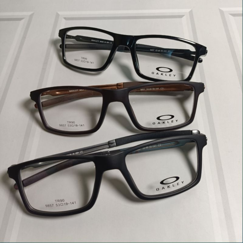 OAKLEY TR90 9857 53 Kotak KACAMATA LENTUR CRMC ANTI SINAR BIRU PHOTOCROMIC BLUECROMIC