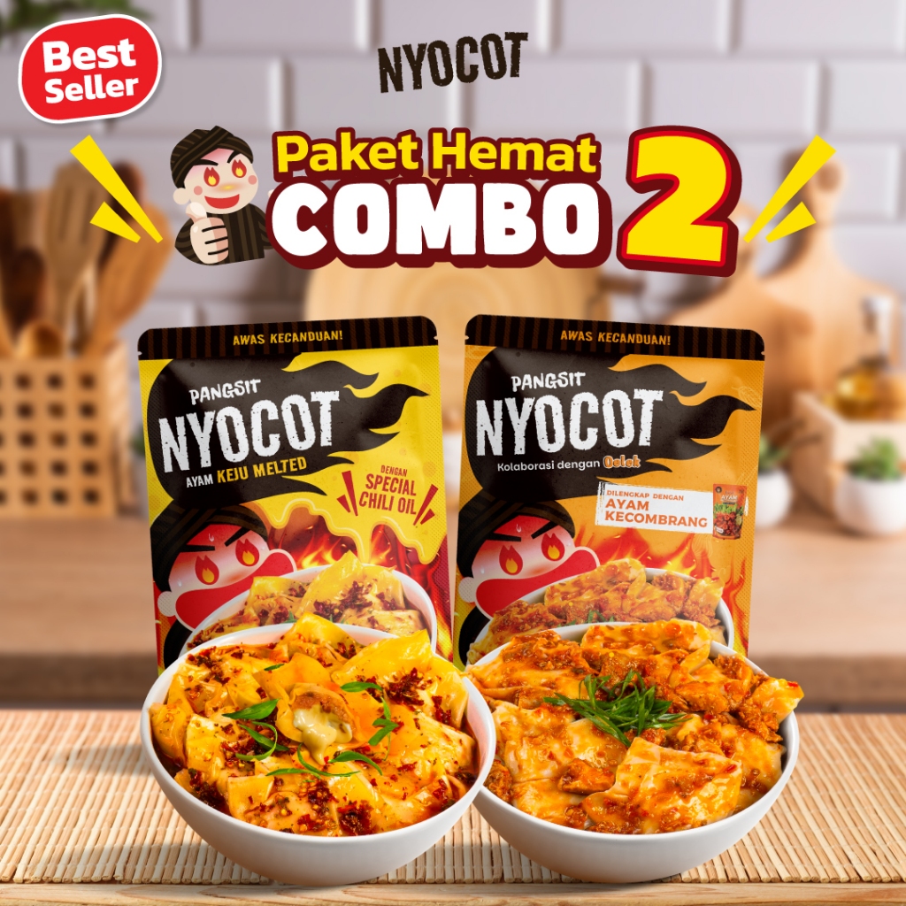 

NYOCOT Paket Hemat Duo Pangsit Tulang Rangu / Pangsit Ayam Keju / Pamgsit Ayam Kecombrang / Renyah Gurih / Cocok untuk Ngemil / Cemilan Pangsit Chili Oil / Makanan Instant