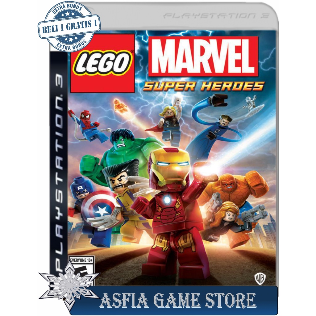 Lego Marvel Super Heroess DVD Kaset Game PS3 PKG CFW HEN MULTIMAN