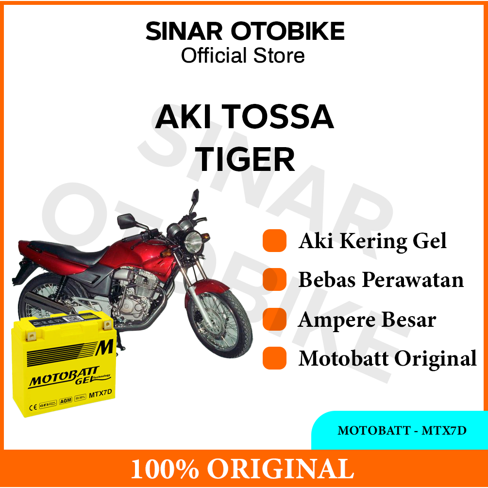 AKI TIGER MOTOBATT - MTX7D