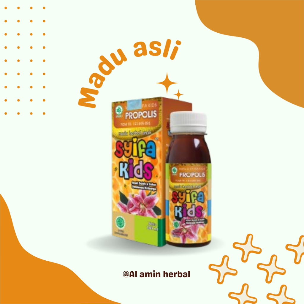 

Vitamin Kekebalan Tubuh Anak SYIFA KIDS PROPOLIS