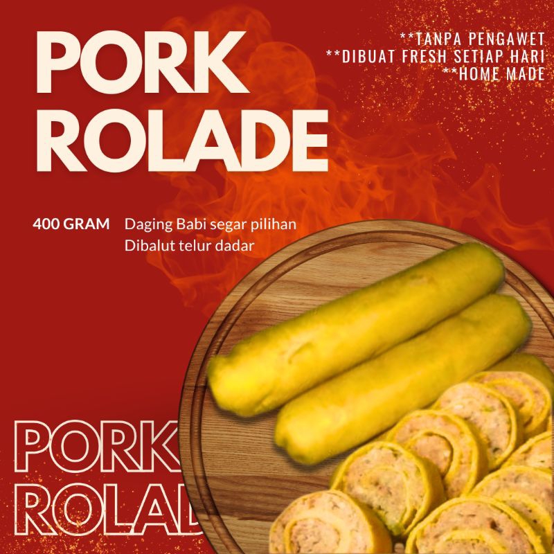 

Babi/Pork Rolade (egg roll babi/pork) super lezat