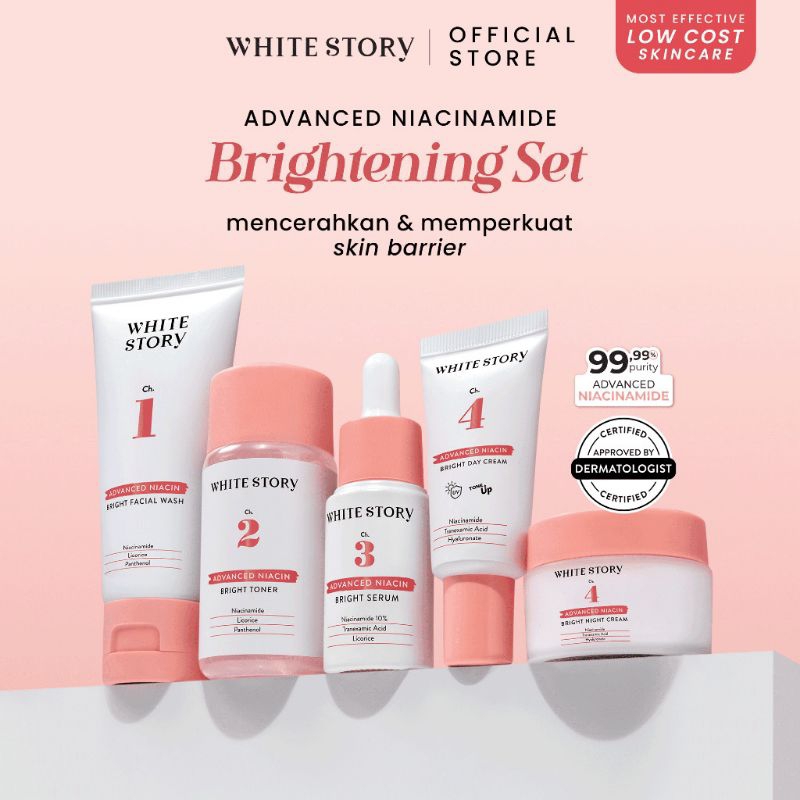 White story paket wajah + brightening serum