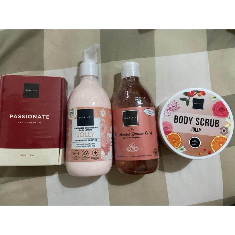 Paket Body Care Scarlet untuk Seserahan