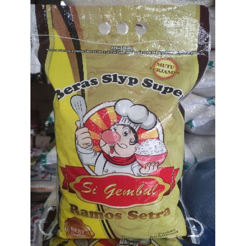 

Beras 5KG SIGEMBUL PREMIUM Beras Slip Super Ramos Setra