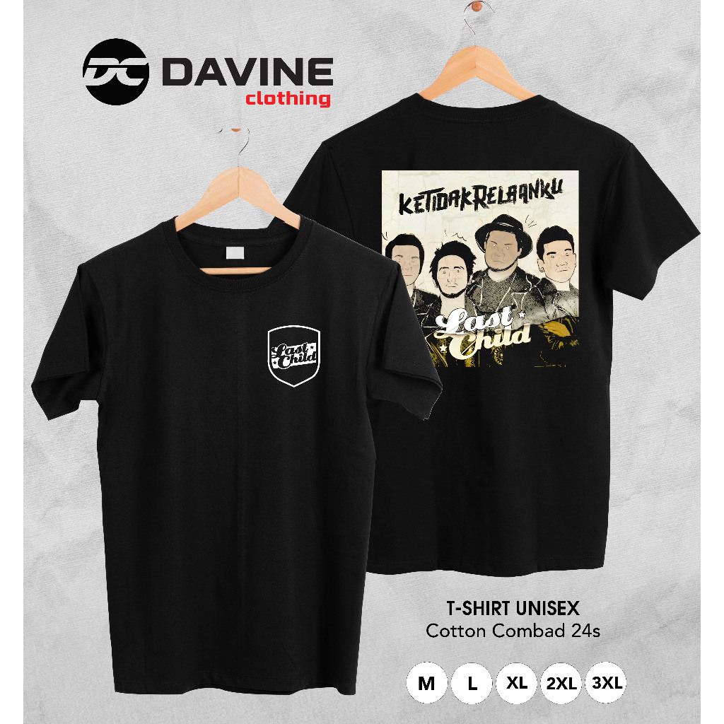 KAOS LAST CHILD / BAJU MUSIC BAND LAST CHILD / TSHIRT DISTRO PRIA WANITA / KAOS COTTON COMBAD 24S