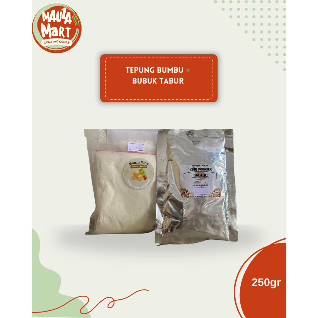 

Mauza Mart + Bundling Tepung Bumbu dan Bubuk Tabur Taiwan Crispy Chicken (Shihlin)