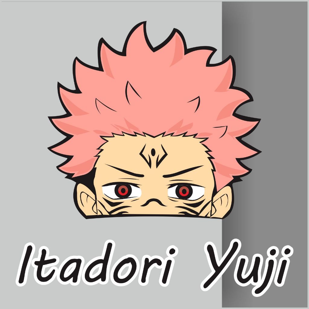 

Stiker Anime Itadori Yuji Jujutsu Kaisen Sticker Anime Satuan Anti Air Sticker Tumblr Laptop Stiker Koper Helm