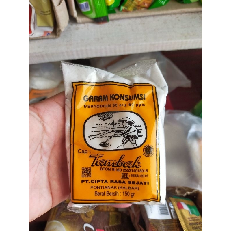

Garam Tambak Beryodium 150g