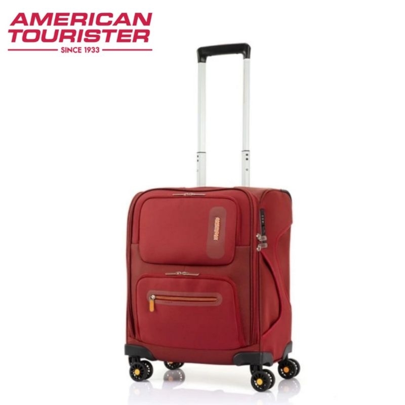 American Tourister Maxwell Koper Softcase Cabin Small 18 Inch - Red