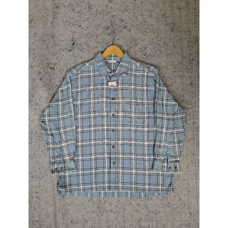 KEMEJA KOTAK BAHAN KATUN MEREK MACCHIO 4L