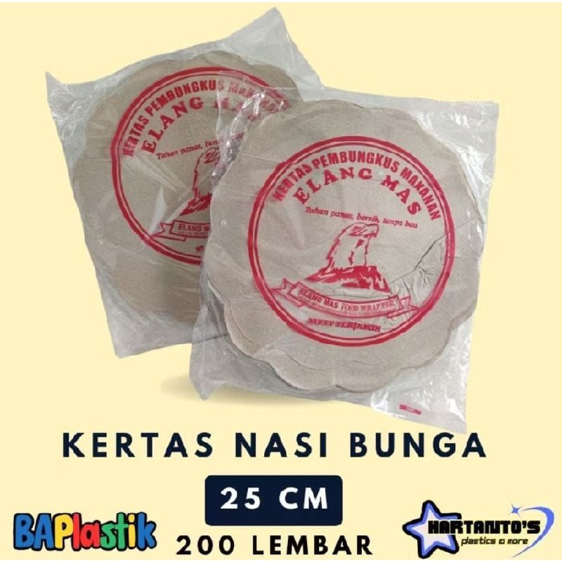 Kertas NASI Bunga 1pack isi 200 lembar