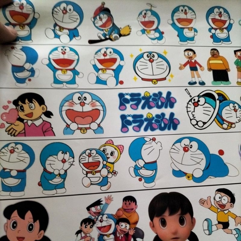 

STIKER DORAEMON ISI 63 PCS BAHAN ANTI AIR(VYNIL)