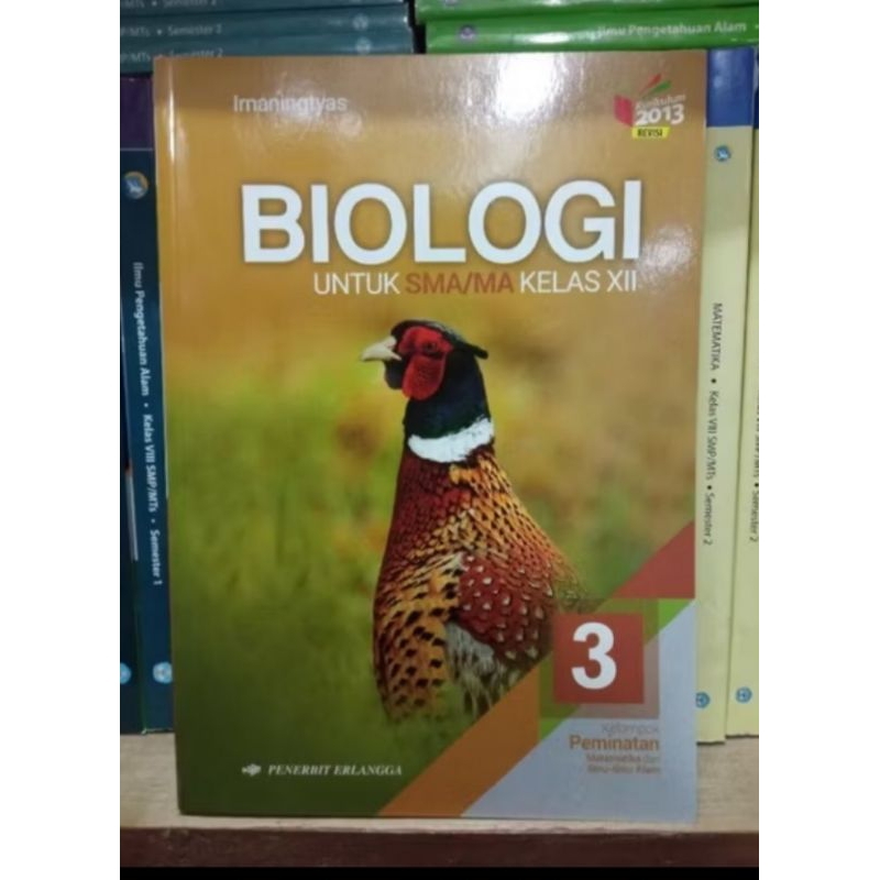 BUKU BIOLOGI UNTUK SMA KELAS 12 ERLANGGA ORIGINAL