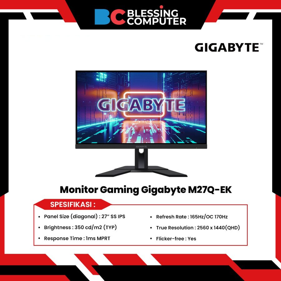 Monitor Gaming Gigabyte M27QEK / Gigabyte M27Q-EK
