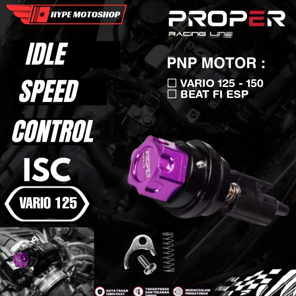 ISC PROPER RACING LINE BEAT SENSOR ISC MANUAL IDLE SCREW CONTROL SETELAN LANGSAM RANGSAM MANUAL MOTO