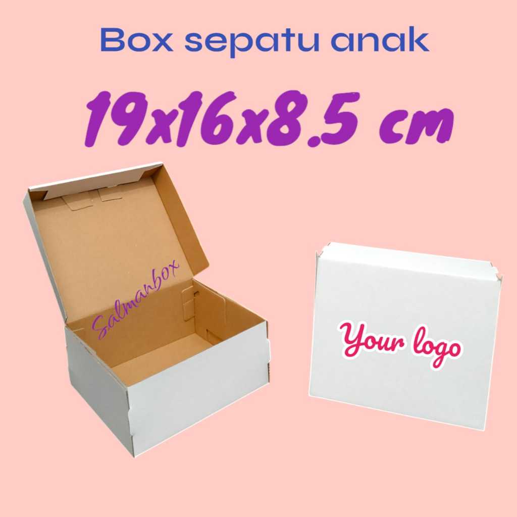 

BOX SEPATU ANAK SIZE 19x16x8.5 CM I DUS ANAK I KARDUS SEPATU ANAK I BOX SEPATU POLOS I DUS SEPATU ANAK I BOX SEPATU MURAH I SHOES BOX I INNER BOX ANAK I BOX KIDS I BOX SENDAL ANAK I DUS SENDAL ANAK I KARDUS SENDAL ANAK I BOX SEPATU PUTIH I BOX WHITE KRAFT