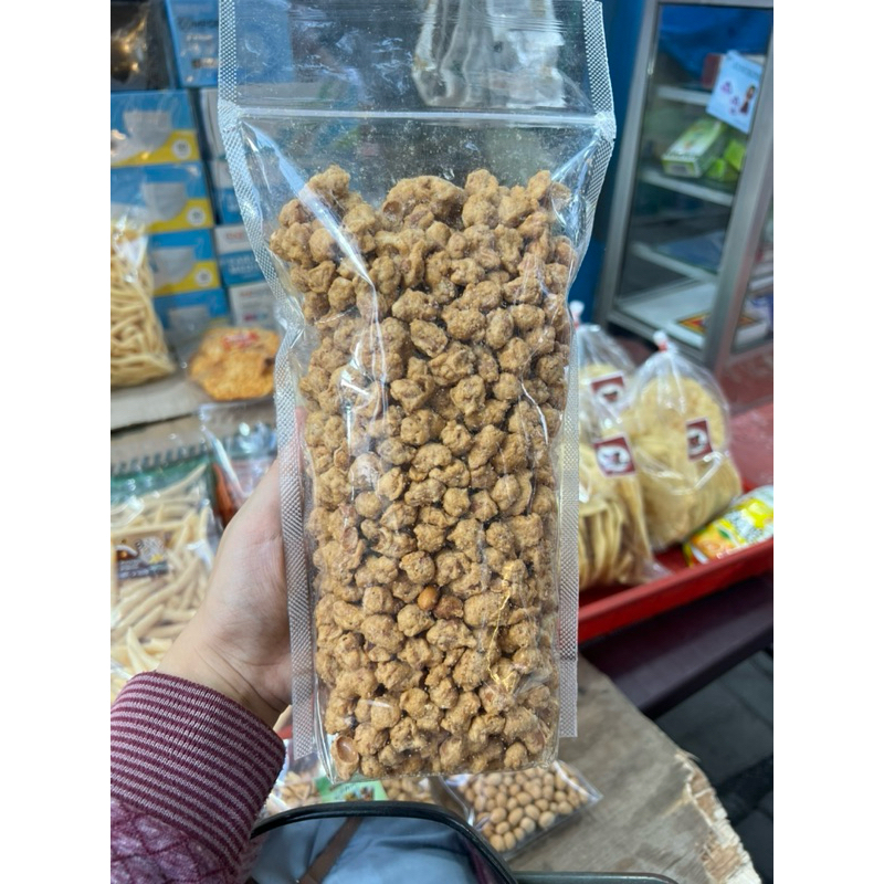 

kacang telur renyah tidak keras