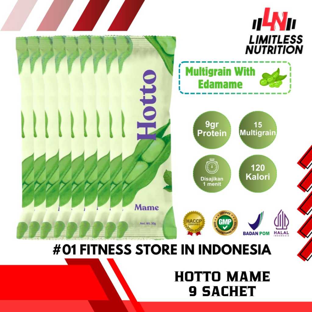 

Hotto Mame Multigrain Protein With Edamame - 9 Sachet