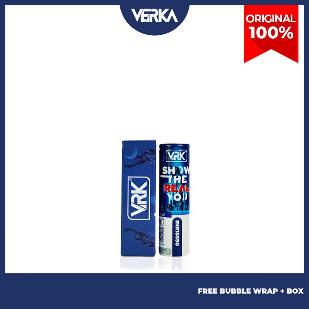 VRK 18650 3000MAH BATTERY VRK BATERAI VRK 3000MAH by VRK
