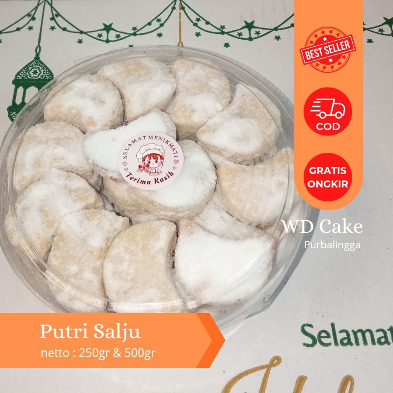 

KUE KERING PUTRI SALJU 250gr & 500gr/KUE KERING LEBARAN/KUE KERING NATAL/KUE KERING MURAH/CEMILAN KELUARGA