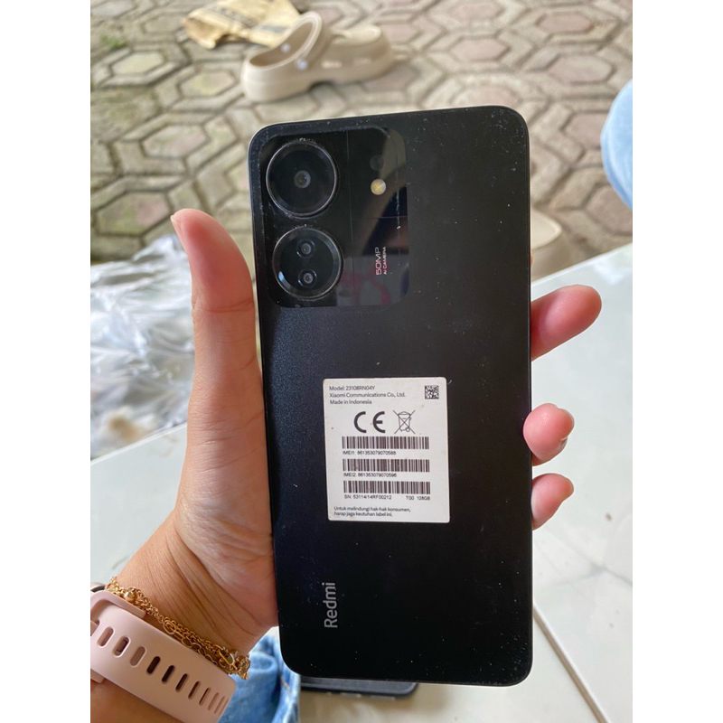 xiaomi redmi 13 c ram 6/128 warna hitam