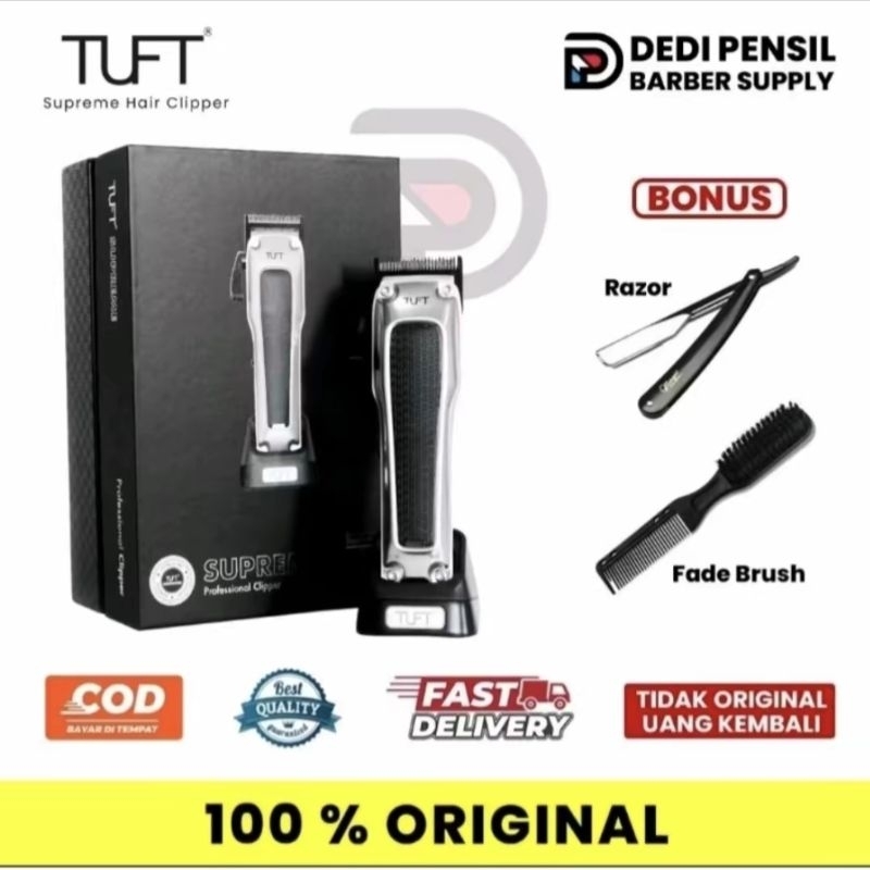 Garansi 1 Tahun - TUFT SUPREME HAIR CLIPPER ORIGINAL