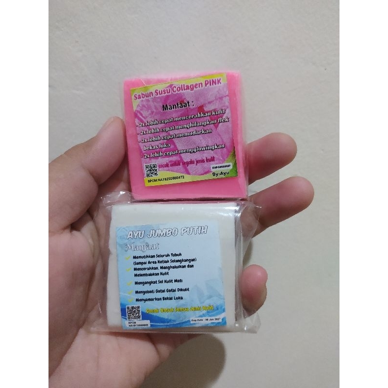 Sabun Pemutih Wajah dan Badan Sabun Susu Collagen