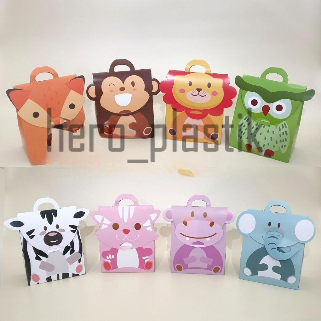 

Goodie Bag Ultah ANIMAL / Box Hampers / Tas Snack Ulang Tahun / Bingkisan Birthday / Tempat Souvenir (1pcs) - Kota Manado