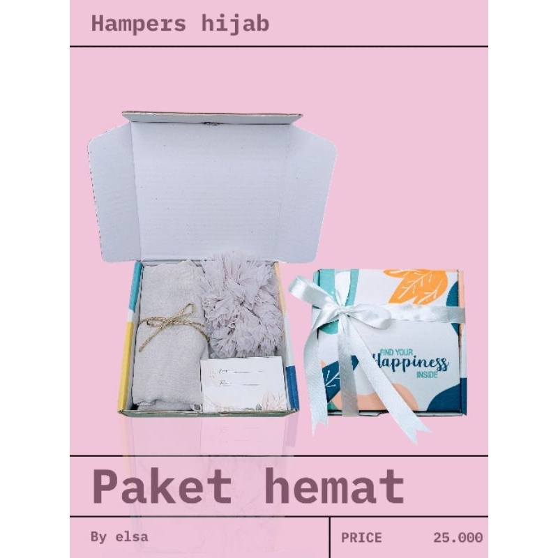 

HAMPERS HIJAB MULAI 20 RIBU/GIFTBOX/KADO ULANG TAHUN/KADO NIKAHAN/GIFT LEBARAN/HAMPERS KONDANGAN