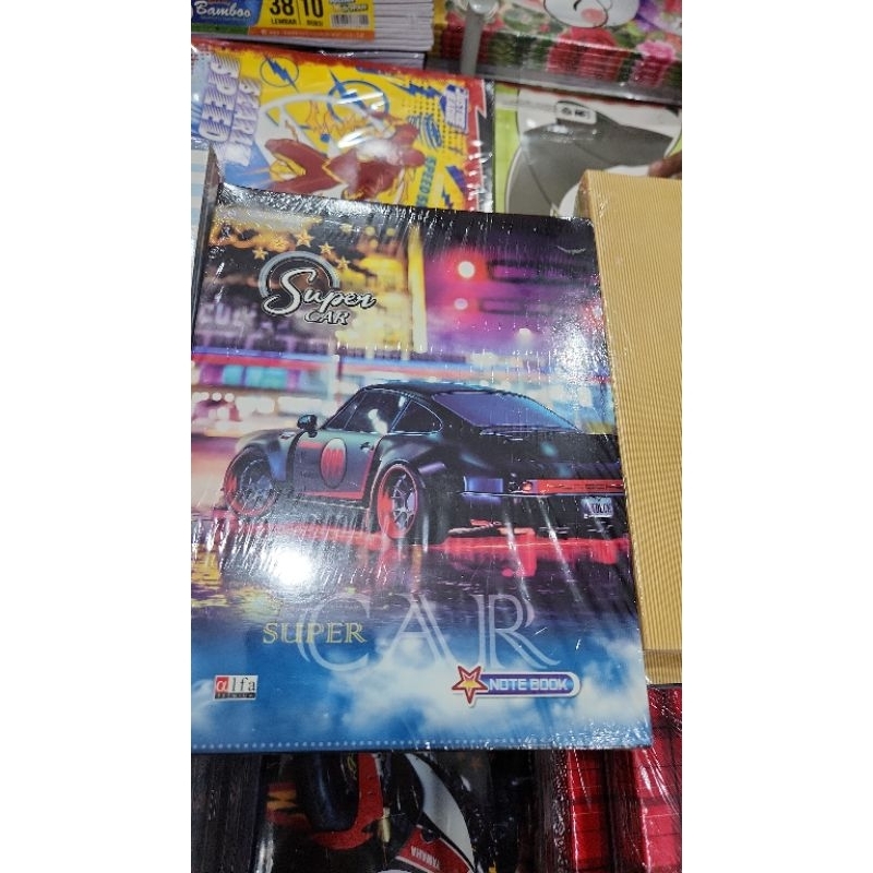 

Buku Kuromi 38 Lembar / Buku Tulis Alfa Buku Newstar Buku Princess 38 (1Pak 10pcs)