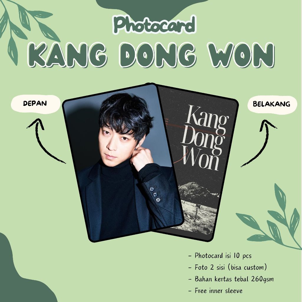 (10 PCS) PHOTOCARDS KANG DONG WON