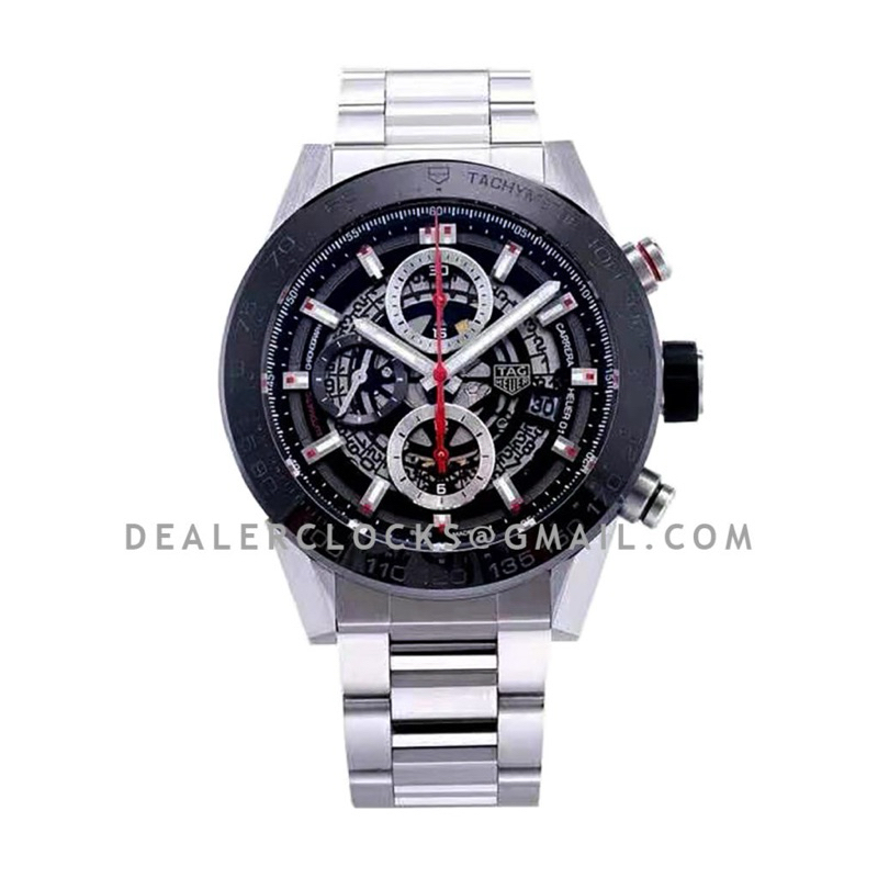 Calibre Heuer 01 Chrono 43mm Ref: CAR201V.BA0714