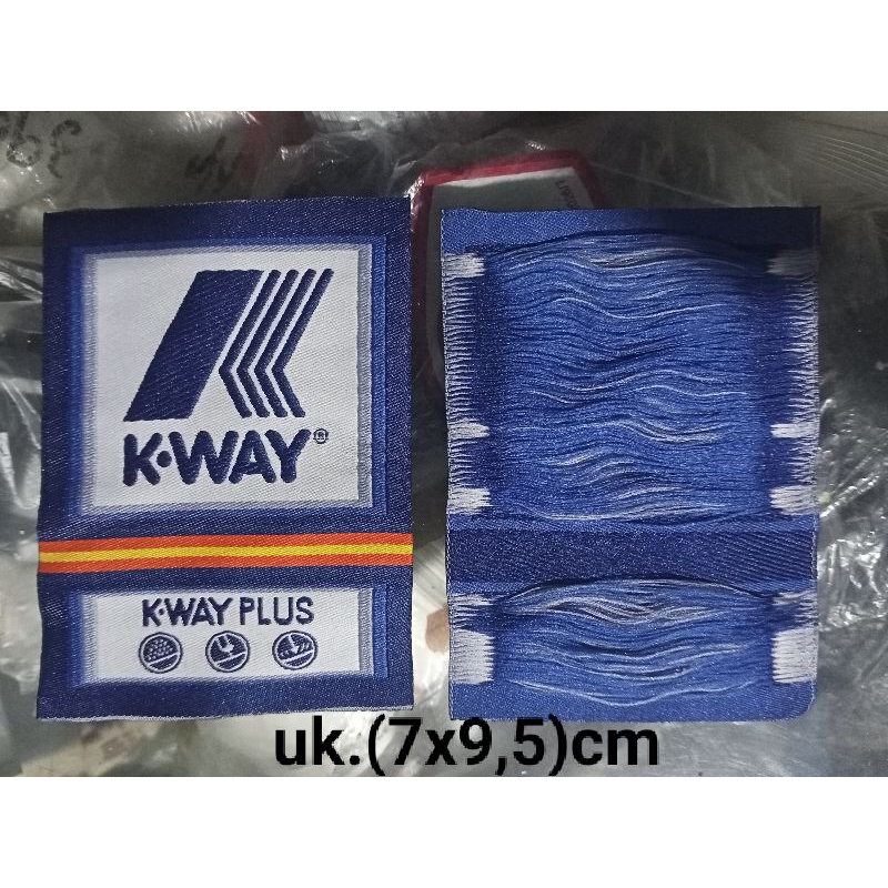 

label merek brand merek label (main logo) label tag K•WAY plus