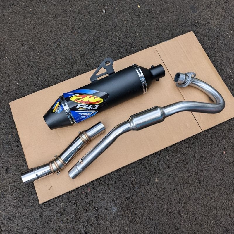 Muffler exhaust pipa FMF F4.1 black coating 38mm So Calif Ksr 110 Ksr 110 pro Msx 125 Norifumi rocke