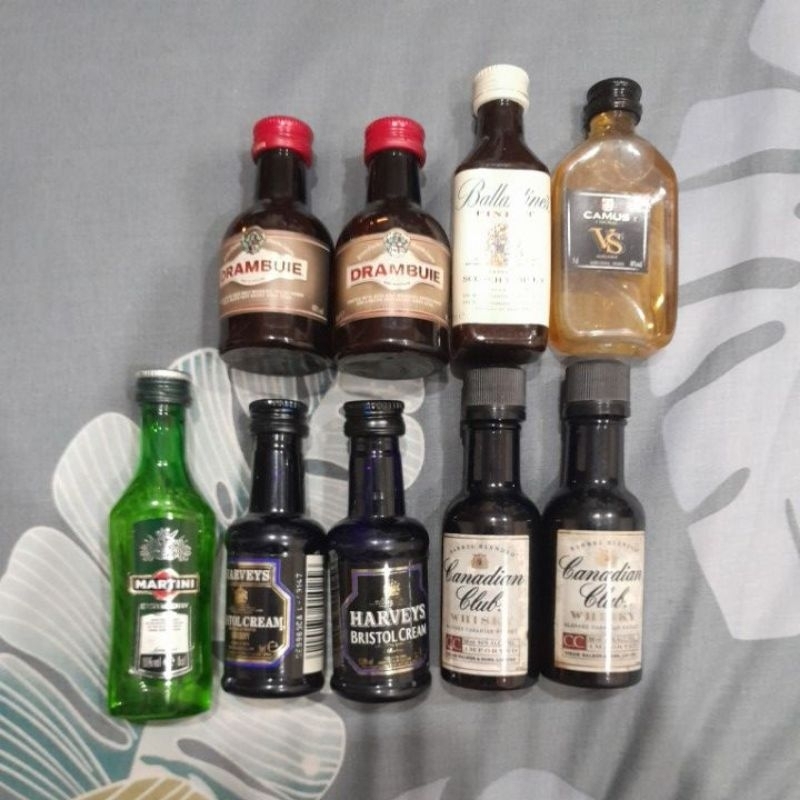 Miniatur Pajangan Botol Plastik 50ml