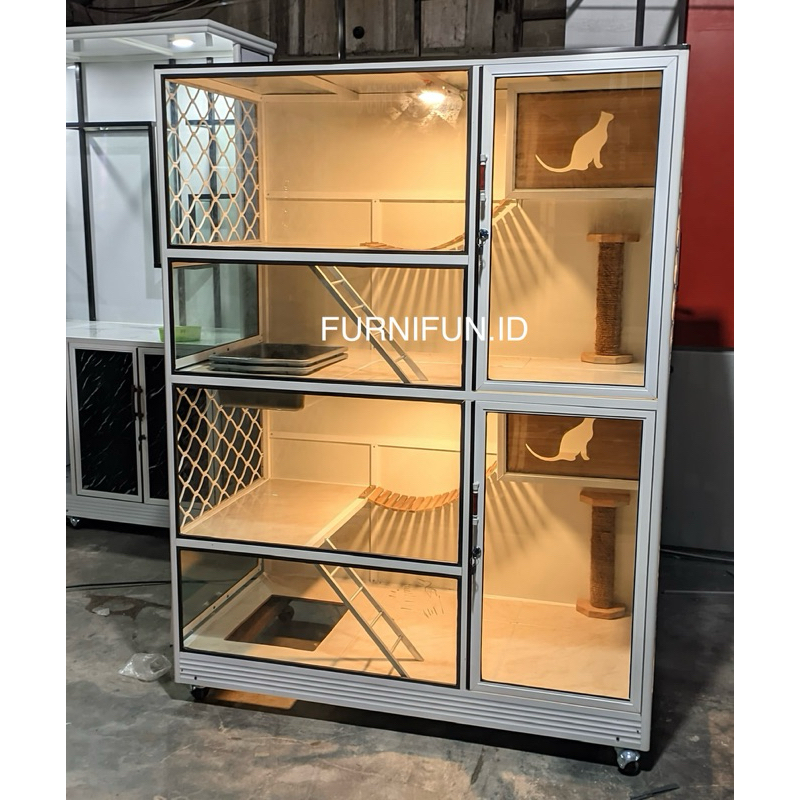 Kandang Premium Terbaru / Kandang Kucing Aluminium