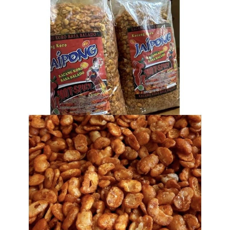 

TERLARIS 500GR KACANG KORO BALADO JAIPONG TERMURAH PADANG