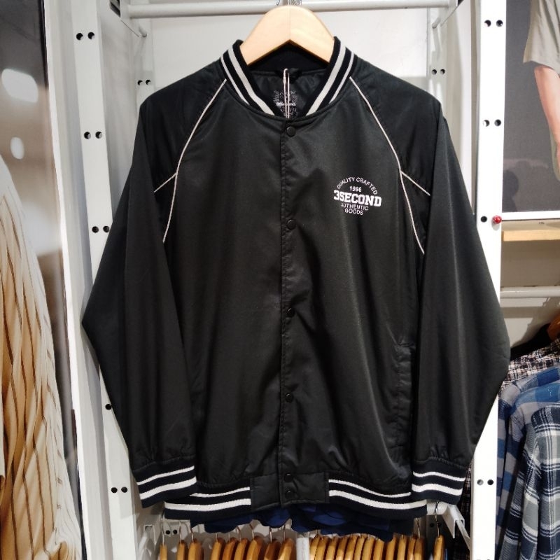 3Second Jaket Bomber Parasut Pria 280225 Original