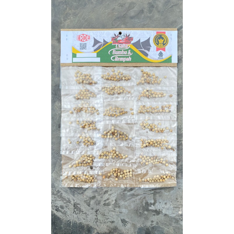 

bumbu rempah asli minangkabau merica kasar isi 20pcs/ pack