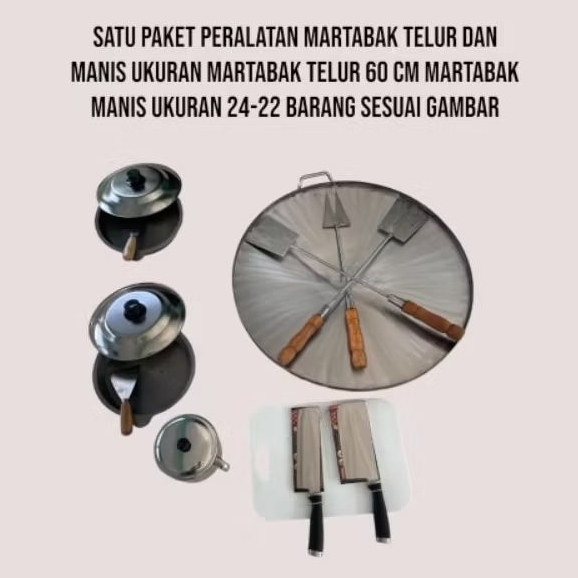 PAKET KOMPLIT WAJAN MARTABAK TELUR