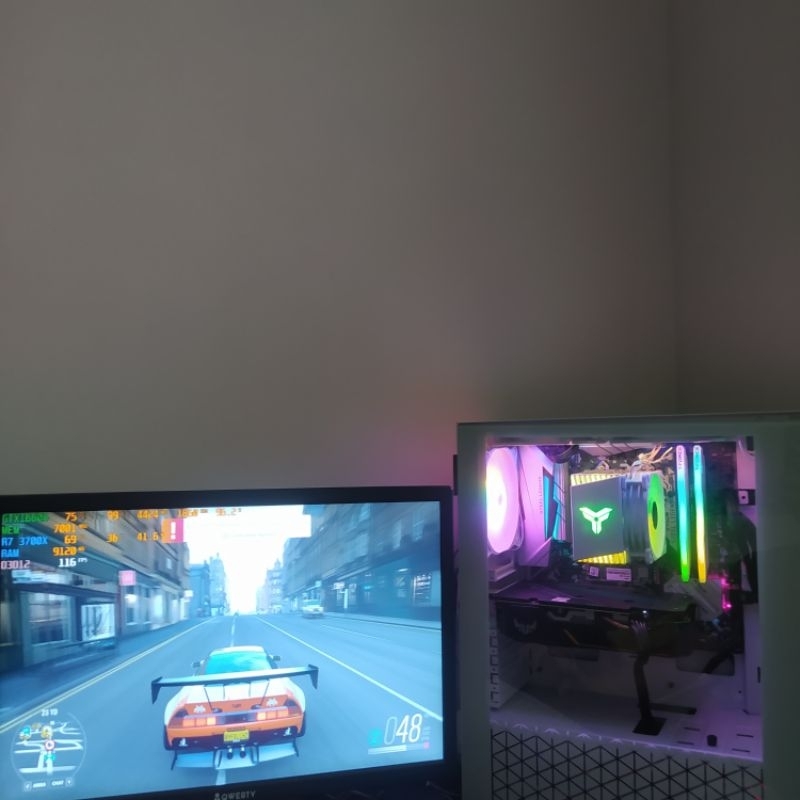 PC RAKITAN AMD RYZEN 7 3700X + GTX 1660 SUPER + RAM 16GB + NVME 128GB + SSD 512GB - KOMPUTER GAMING/