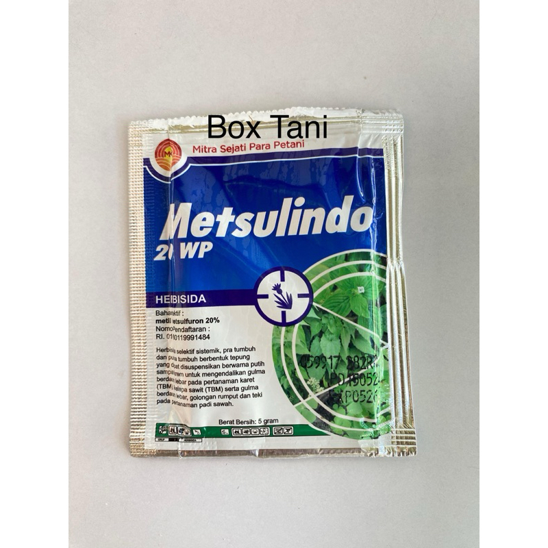 Metsulindo 20 wp 5gr kemasan baru